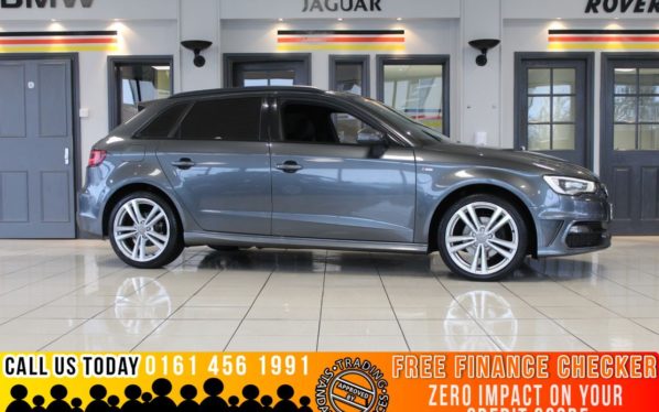 Used 2014 GREY AUDI A3 Hatchback 2.0 TDI S LINE 5d 148 BHP (reg. 2014-01-23) for sale in Bramhall