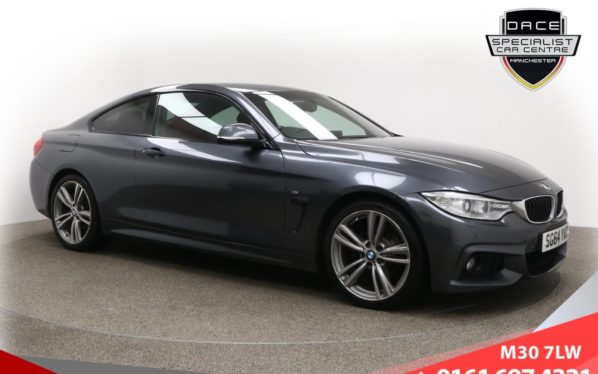 Used 2014 GREY BMW 4 SERIES Coupe 2.0 420D M SPORT 2d AUTO 181 BHP (reg. 2014-09-15) for sale in Ramsbottom