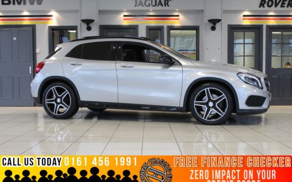 Used 2014 SILVER MERCEDES-BENZ GLA-CLASS Estate 2.1 GLA220 CDI 4MATIC AMG LINE PREMIUM PLUS 5d AUTO 168 BHP (reg. 2014-09-20) for sale in Bramhall