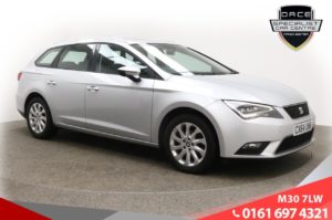 Used 2014 SILVER SEAT LEON Estate 1.6 TDI SE TECHNOLOGY 5d 105 BHP (reg. 2014-09-25) for sale in Ramsbottom