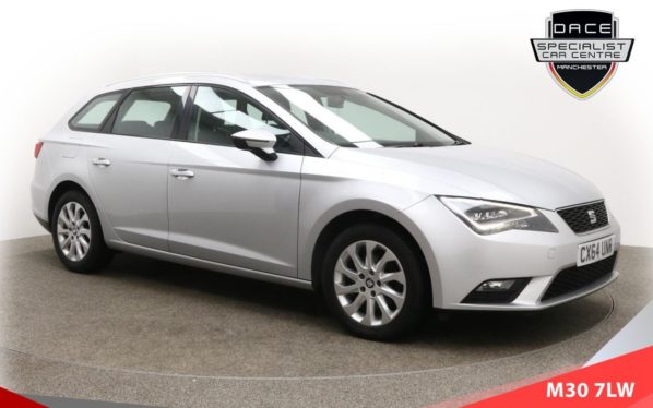 Used 2014 SILVER SEAT LEON Estate 1.6 TDI SE TECHNOLOGY 5d 105 BHP (reg. 2014-09-25) for sale in Ramsbottom