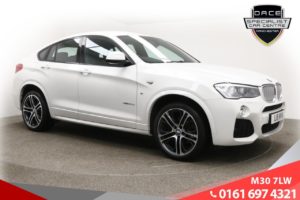 Used 2014 WHITE BMW X4 Coupe 3.0 XDRIVE30D M SPORT 4d AUTO 255 BHP (reg. 2014-12-29) for sale in Ramsbottom