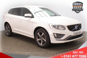 Used 2014 WHITE VOLVO XC60 Estate 2.4 D5 R-DESIGN LUX NAV AWD 5d AUTO 212 BHP (reg. 2014-10-14) for sale in Failsworth