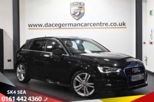 Used 2015 BLACK AUDI A3 Hatchback 1.4 TFSI S LINE 5d AUTO 148 BHP (reg. 2015-09-14) for sale in Stretford