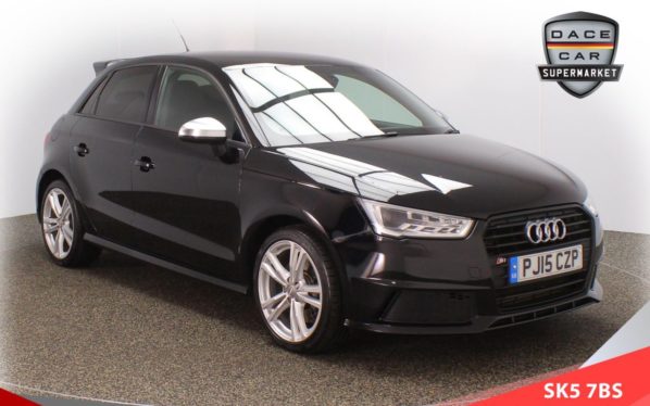 Used 2015 BLACK AUDI S1 Hatchback 2.0 S1 QUATTRO SPORTBACK 5d 228 BHP (reg. 2015-04-24) for sale in Failsworth