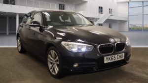 Used 2015 BLACK BMW 1 SERIES Hatchback 1.5 118I SPORT 5d 134 BHP (reg. 2015-09-04) for sale in Stretford