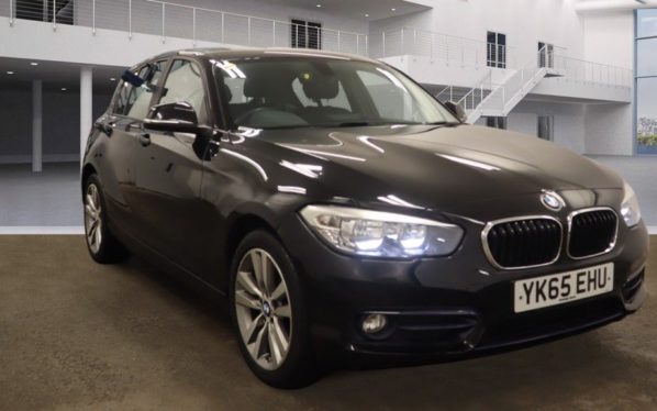 Used 2015 BLACK BMW 1 SERIES Hatchback 1.5 118I SPORT 5d 134 BHP (reg. 2015-09-04) for sale in Stretford