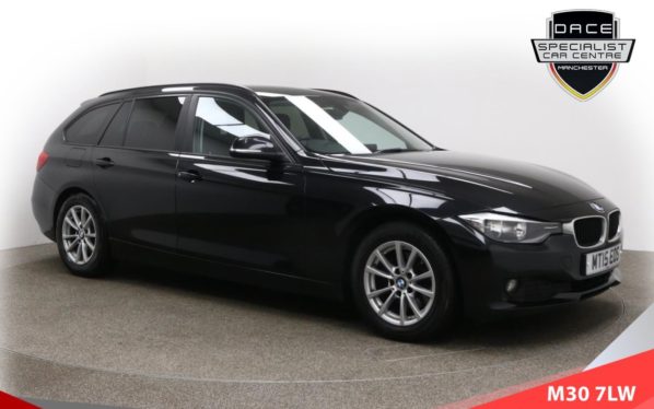 Used 2015 BLACK BMW 3 SERIES Estate 2.0 320D EFFICIENTDYNAMICS BUSINESS TOURING 5d 161 BHP (reg. 2015-05-26) for sale in Ramsbottom