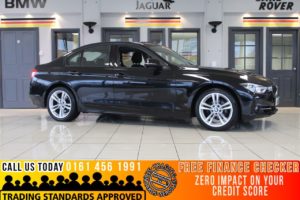 Used 2015 BLACK BMW 3 SERIES Saloon 2.0 320I SPORT 4d AUTO 181 BHP (reg. 2015-08-23) for sale in Bramhall