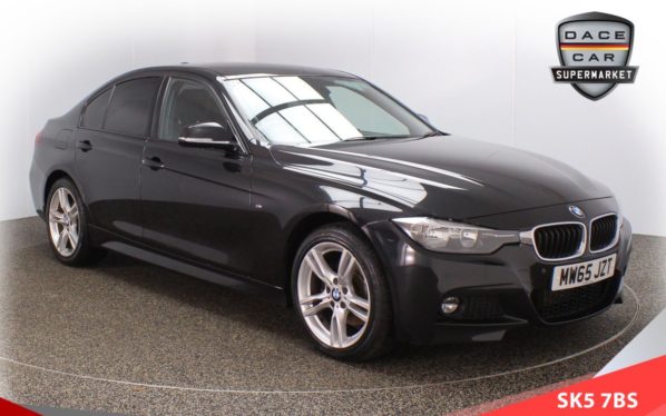Used 2015 BLACK BMW 3 SERIES Saloon 3.0 330D XDRIVE M SPORT 4d AUTO 255 BHP (reg. 2015-11-11) for sale in Failsworth