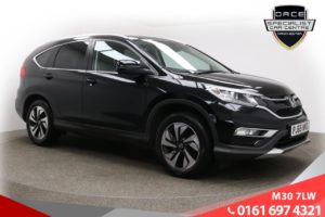 Used 2015 BLACK HONDA CR-V Estate 1.6 I-DTEC EX 5d 158 BHP (reg. 2015-11-30) for sale in Ramsbottom