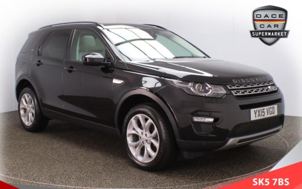Used 2015 BLACK LAND ROVER DISCOVERY SPORT 4x4 2.2 SD4 HSE 5d 190 BHP (reg. 2015-03-10) for sale in Failsworth