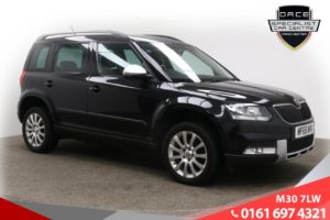 Used 2015 BLACK SKODA YETI OUTDOOR Hatchback 2.0 SE BUSINESS TDI SCR 5d 109 BHP (reg. 2015-09-30) for sale in Ramsbottom