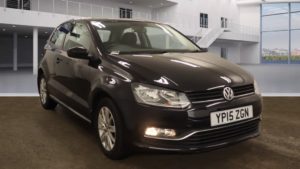 Used 2015 BLACK VOLKSWAGEN POLO Hatchback 1.0 SE 3d 60 BHP (reg. 2015-06-01) for sale in Stretford