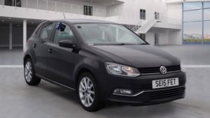 Used 2015 BLACK VOLKSWAGEN POLO Hatchback 1.2 SE DESIGN TSI 5d 90 BHP (reg. 2015-06-30) for sale in Failsworth