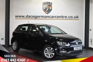 Used 2015 BLACK VOLKSWAGEN POLO Hatchback 1.2 SE TSI 5d 89 BHP (reg. 2015-09-12) for sale in Stretford