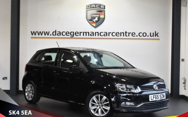 Used 2015 BLACK VOLKSWAGEN POLO Hatchback 1.2 SE TSI 5d 89 BHP (reg. 2015-09-12) for sale in Stretford