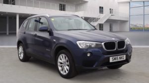 Used 2015 BLUE BMW X3 4x4 2.0 XDRIVE20D SE 5d AUTO 188 BHP (reg. 2015-06-29) for sale in Ramsbottom