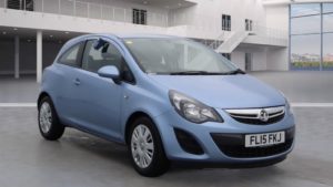 Used 2015 BLUE VAUXHALL CORSA Hatchback 1.2 DESIGN AC CDTI ECOFLEX S/S 3d 93 BHP (reg. 2015-03-20) for sale in Failsworth