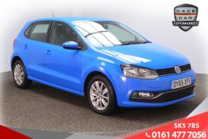 Used 2015 BLUE VOLKSWAGEN POLO Hatchback 1.4 SE TDI BLUEMOTION 5d 74 BHP (reg. 2015-10-02) for sale in Failsworth