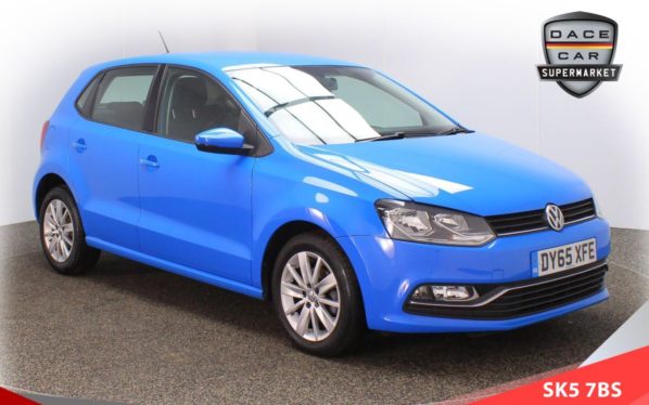Used 2015 BLUE VOLKSWAGEN POLO Hatchback 1.4 SE TDI BLUEMOTION 5d 74 BHP (reg. 2015-10-02) for sale in Failsworth