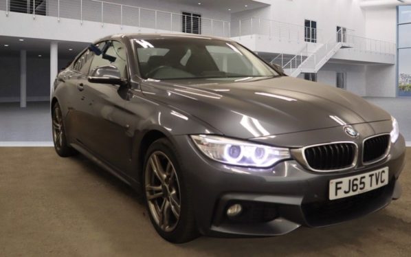 Used 2015 GREY BMW 4 SERIES Coupe 2.0 420D XDRIVE M SPORT 2d AUTO 188 BHP (reg. 2015-09-02) for sale in Stretford