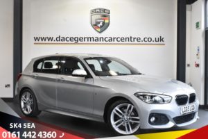 Used 2015 SILVER BMW 1 SERIES Hatchback 1.5 116D M SPORT 5d 114 BHP (reg. 2015-10-16) for sale in Stretford