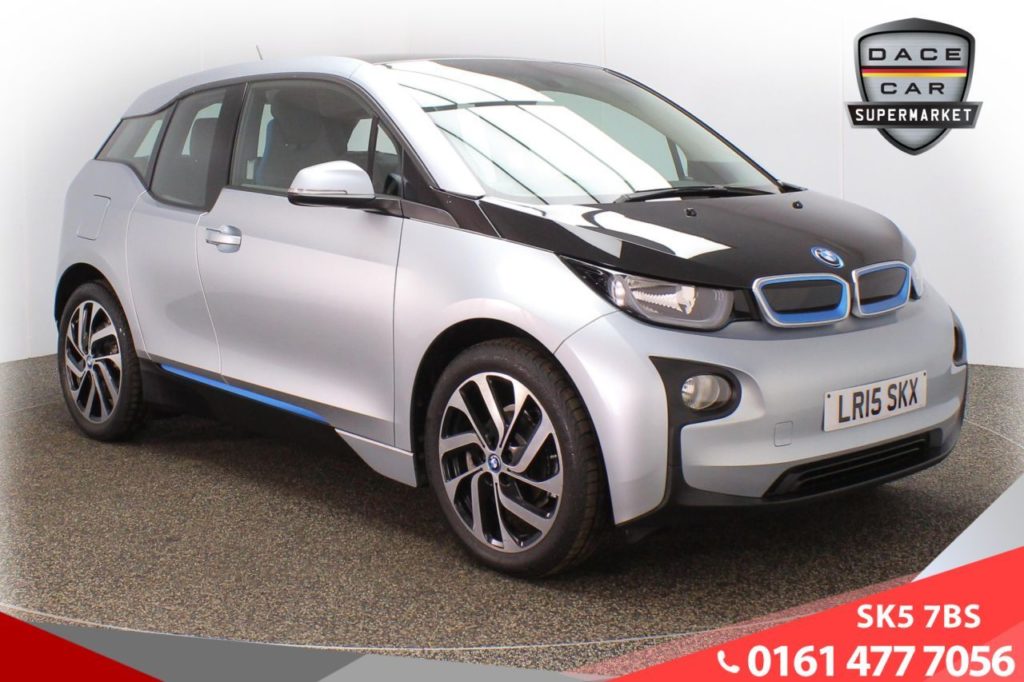 Used 2015 SILVER BMW I3 Hatchback 0.0 I3 60AH 5d AUTO 168 BHP (reg. 2015-06-06) for sale in Failsworth
