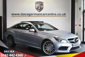 Used 2015 SILVER MERCEDES-BENZ E-CLASS Coupe 3.0 E350 BLUETEC AMG LINE 2d 255 BHP (reg. 2015-09-01) for sale in Stretford