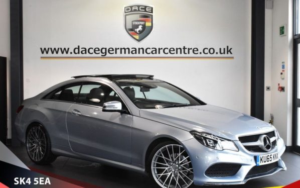 Used 2015 SILVER MERCEDES-BENZ E-CLASS Coupe 3.0 E350 BLUETEC AMG LINE 2d 255 BHP (reg. 2015-09-01) for sale in Stretford