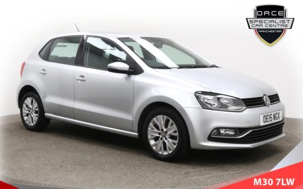 Used 2015 SILVER VOLKSWAGEN POLO Hatchback 1.0 SE 5d 60 BHP (reg. 2015-06-17) for sale in Ramsbottom
