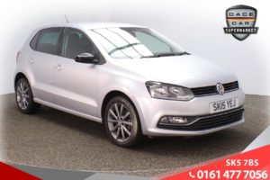 Used 2015 SILVER VOLKSWAGEN POLO Hatchback 1.0 SE DESIGN 5d 60 BHP (reg. 2015-03-30) for sale in Failsworth