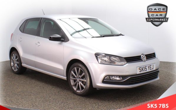 Used 2015 SILVER VOLKSWAGEN POLO Hatchback 1.0 SE DESIGN 5d 60 BHP (reg. 2015-03-30) for sale in Failsworth