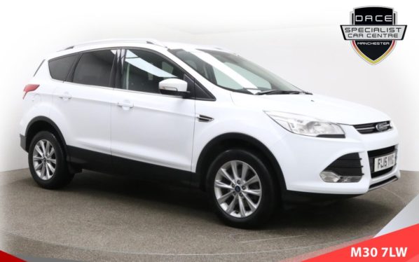 Used 2015 WHITE FORD KUGA Hatchback 2.0 TITANIUM TDCI 5d 148 BHP (reg. 2015-03-30) for sale in Ramsbottom