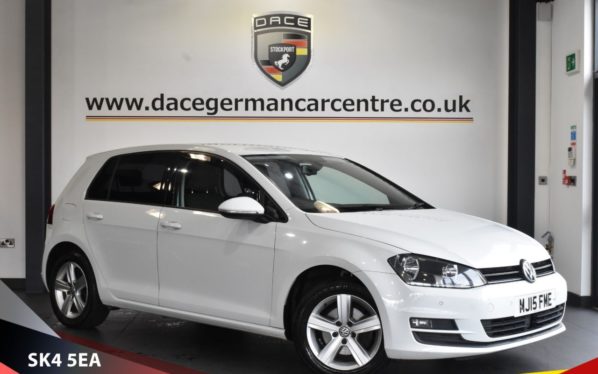 Used 2015 WHITE VOLKSWAGEN GOLF Hatchback 1.4 MATCH TSI BLUEMOTION TECHNOLOGY 5d 120 BHP (reg. 2015-04-10) for sale in Stretford