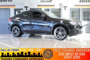 Used 2016 BLACK BMW X4 Coupe 3.0 XDRIVE30D M SPORT 4d AUTO 255 BHP (reg. 2016-04-11) for sale in Bramhall