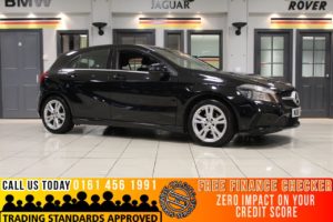 Used 2016 BLACK MERCEDES-BENZ A-CLASS Hatchback 1.6 A 180 SPORT EXECUTIVE 5d 121 BHP (reg. 2016-06-20) for sale in Bramhall
