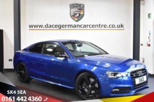 Used 2016 BLUE AUDI S5 Coupe 3.0 S5 TFSI QUATTRO BLACK EDITION 3d AUTO 328 BHP (reg. 2016-09-01) for sale in Stretford