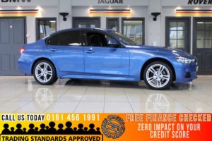 Used 2016 BLUE BMW 3 SERIES Saloon 2.0 320D XDRIVE M SPORT 4d 188 BHP (reg. 2016-06-30) for sale in Bramhall