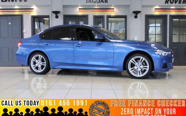Used 2016 BLUE BMW 3 SERIES Saloon 2.0 320D XDRIVE M SPORT 4d 188 BHP (reg. 2016-06-30) for sale in Bramhall