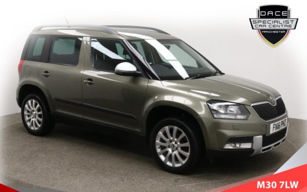 Used 2016 GREEN SKODA YETI OUTDOOR Hatchback 1.2 SE TSI DSG 5d AUTO 109 BHP (reg. 2016-03-09) for sale in Ramsbottom