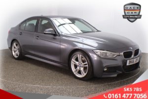 Used 2016 GREY BMW 3 SERIES Saloon 3.0 330D M SPORT 4d AUTO 255 BHP (reg. 2016-03-07) for sale in Failsworth