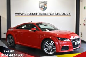 Used 2016 RED AUDI TT Coupe 2.0 TFSI S LINE 2d 227 BHP (reg. 2016-03-18) for sale in Stretford