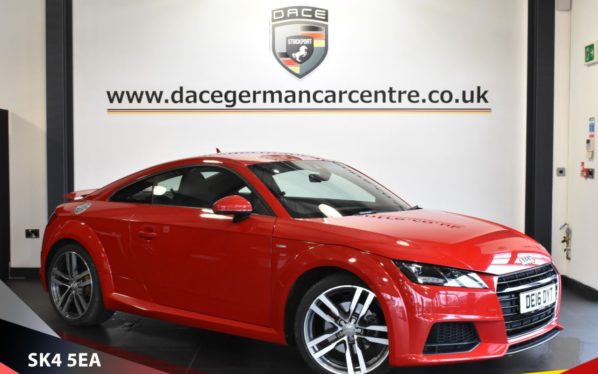 Used 2016 RED AUDI TT Coupe 2.0 TFSI S LINE 2d 227 BHP (reg. 2016-03-18) for sale in Stretford