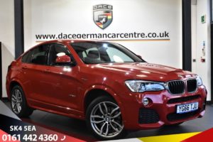 Used 2016 RED BMW X4 Coupe 2.0 XDRIVE20D M SPORT AUTO 4d 188 BHP (reg. 2016-09-22) for sale in Stretford