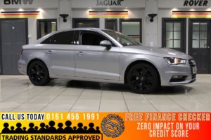 Used 2016 SILVER AUDI A3 Saloon 1.6 TDI S LINE NAV 4d 109 BHP (reg. 2016-06-15) for sale in Bramhall