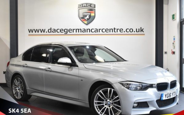 Used 2016 SILVER BMW 3 SERIES Saloon 2.0 320I XDRIVE M SPORT 4d AUTO 181 BHP (reg. 2016-04-21) for sale in Stretford