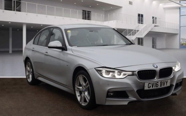 Used 2016 SILVER BMW 3 SERIES Saloon 3.0 335D XDRIVE M SPORT 4d AUTO 308 BHP (reg. 2016-08-26) for sale in Stretford