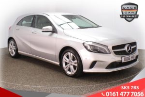 Used 2016 SILVER MERCEDES-BENZ A-CLASS Hatchback 1.5 A 180 D SPORT PREMIUM 5d 107 BHP (reg. 2016-06-24) for sale in Failsworth