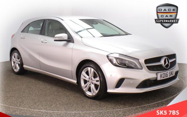 Used 2016 SILVER MERCEDES-BENZ A-CLASS Hatchback 1.5 A 180 D SPORT PREMIUM 5d 107 BHP (reg. 2016-06-24) for sale in Failsworth